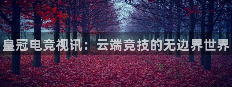 雷火电竞登陆：皇冠电竞视讯：云端竞技的无边界世界