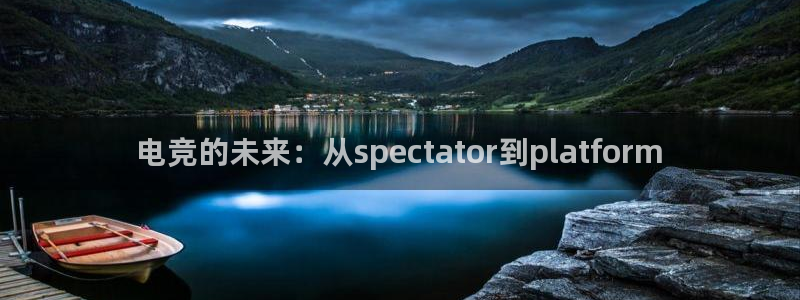 tf雷火电竞网页版：电竞的未来：从spectator到platform