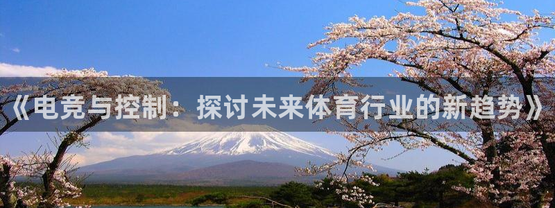 雷火电竞官网app下载：《电竞与控制：探讨未来体育行业的新趋势》